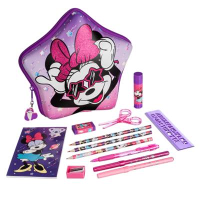Minnie✌︎('ω'✌︎ )出品 Minnie Mouse Zip-Up Stationery Kit | Disney Store