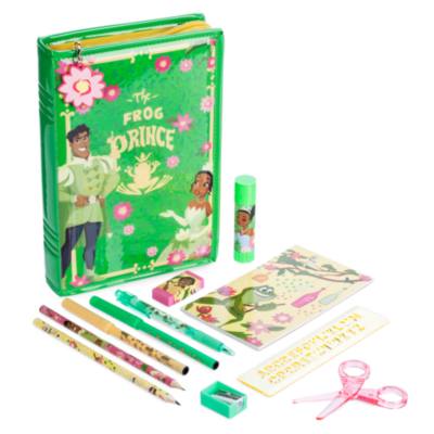 Disney Store The Princess and the Frog Zip-Up Stationery Kit