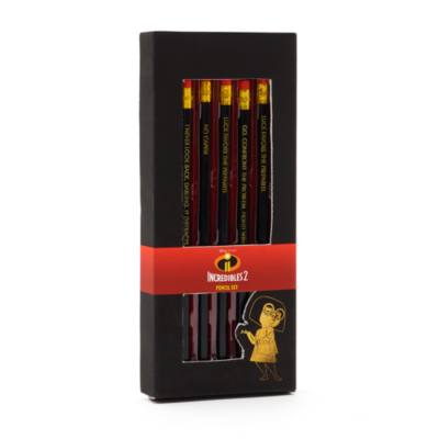Set l&aacute;pices Edna Moda Los Incre&iacute;bles 2, Disney Store
