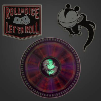 Disney Store - Nightmare Before Christmas - Weihnachtliche Anstecknadeln