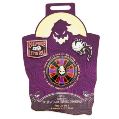 Disney Store - Nightmare Before Christmas - Weihnachtliche Anstecknadeln