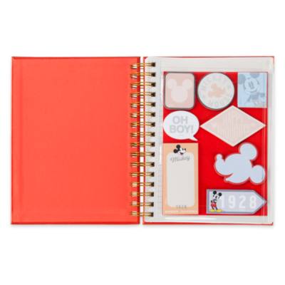 Disney Store Mickey Mouse Notebook and Sticky Notes Set