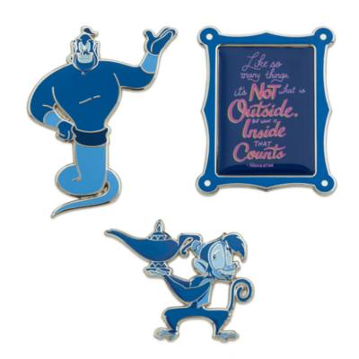 Disney Store Aladdin Disney Wisdom Pin Set, 10 of 12