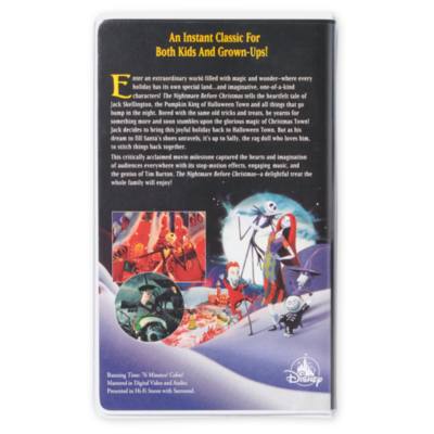 Disney Store The Nightmare Before Christmas VHS Journal