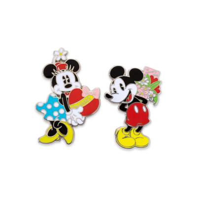 Mickey and Minnie Pin Set