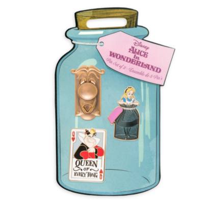 Alice im Wunderland - Anstecknadelset