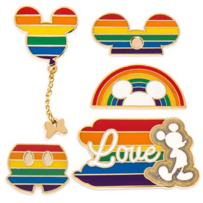 Mickey Mouse Rainbow Disney Pin Set