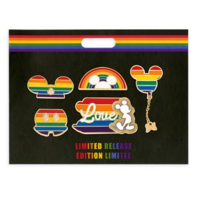 Mickey Mouse Rainbow Disney Pin Set