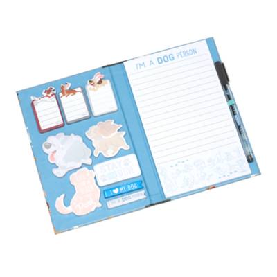 Disney Store - Disney Hunde - Set aus Notizbuch und Haftnotizzetteln