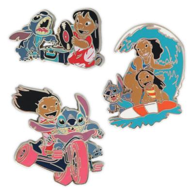Set pins Lilo y Stitch,