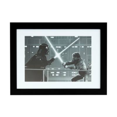 Pyramid Darth Vader vs. Luke Skywalker Framed Print, Star Wars