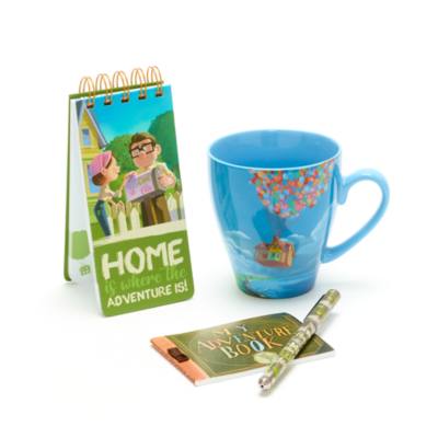 Set regalo cuadernos y taza Up, Disney Store