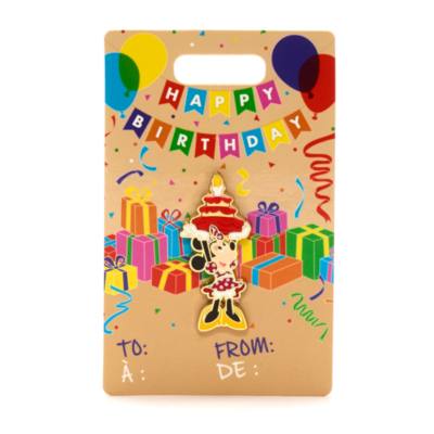 Disney Store Pin S Anniversaire Avec Minnie Shopdisney
