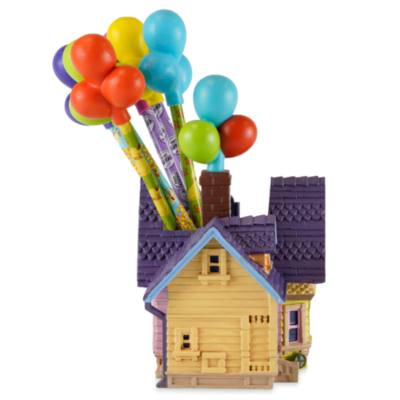 Disney Store Up Pencil Holder and Pencils