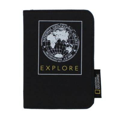 Disney Store National Geographic Passport Holder and Luggage Tag Set