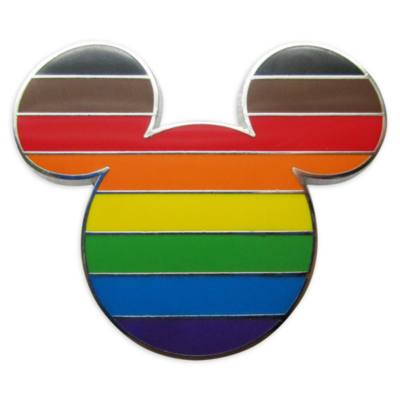 Disney Store Mickey Mouse Intersectional Flag Pin