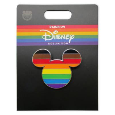 Disney Store Mickey Mouse Intersectional Flag Pin