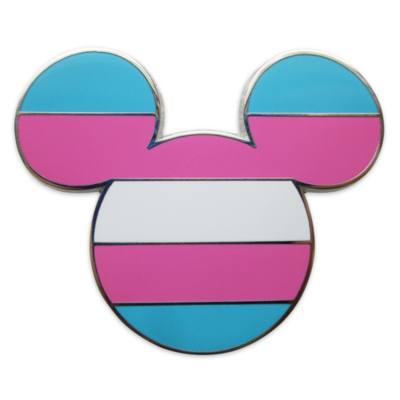 Disney Store Mickey Mouse Transgender Flag Pin
