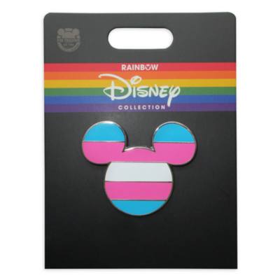Disney Store Mickey Mouse Transgender Flag Pin