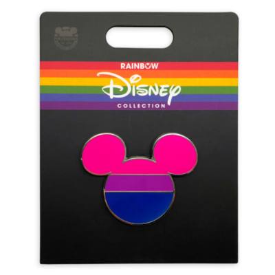 Disney Store Mickey Mouse Bisexual Flag Pin