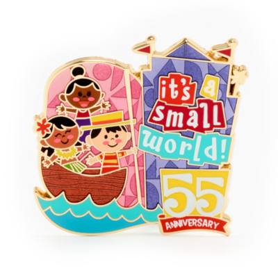Disney Store It's a Small World 55th Anniversary Pin