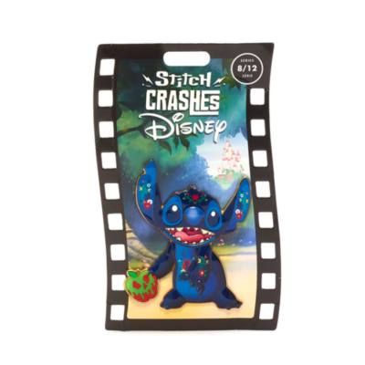 レア！Stitch CrashesDisney☆ピンバッジ全12種&ホルダー1冊 レア