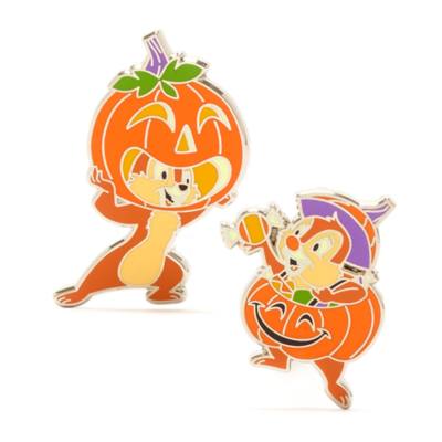 Disney Store Chip 'n' Dale Halloween Pin Set