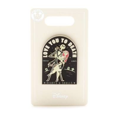 Pin Jack Skeletron e Sally Nightmare Before Christmas Disney Store