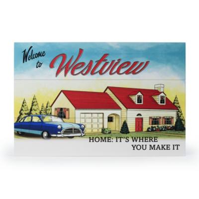 Pyramid WandaVision Wooden Print