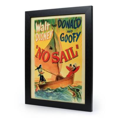 Pyramid p&oacute;ster enmarcado Donald y Goofy, No Sail