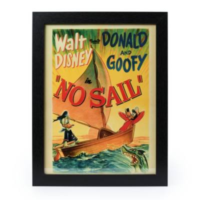 Pyramid p&oacute;ster enmarcado Donald y Goofy, No Sail