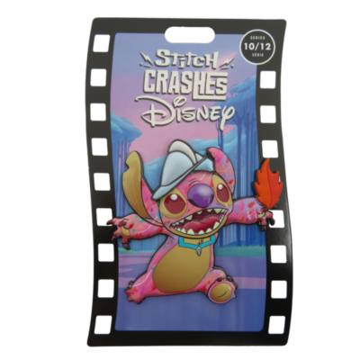 Disney Store Pocahontas Stitch Crashes Disney Jumbo Pin, 10 of 12