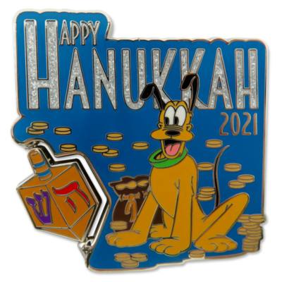 Disney Store Pluto Hanukkah 2021 Pin