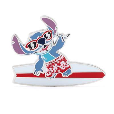 Disney Store Stitch Surf Pin, Lilo and Stitch