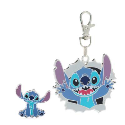 Disney Store Stitch Medal and Pin Set