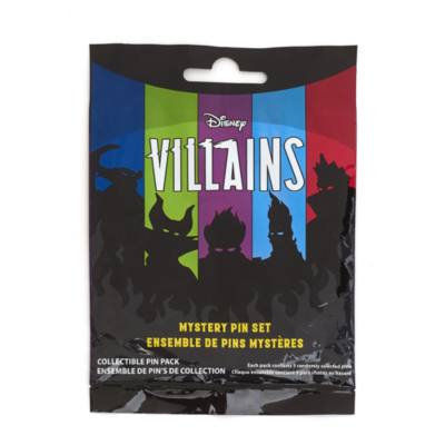 Disney Store Disney Villains Mickey Icon Mystery Pin Set