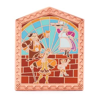 Disney Store Beauty and the Beast Windows of Love Mystery Pin Set