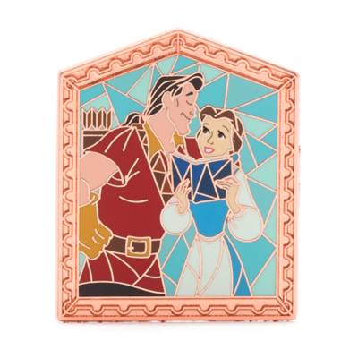 Disney Store Beauty and the Beast Windows of Love Mystery Pin Set