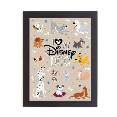 I 'Heart' My Disney Dog Framed Print | Disney Store