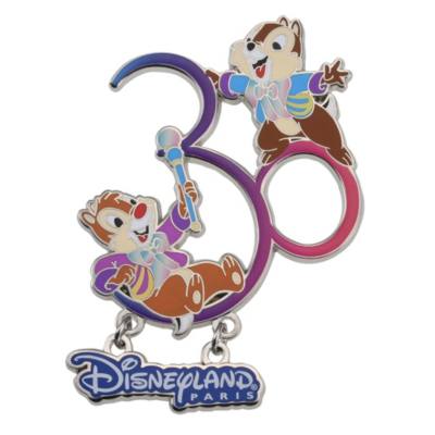 Disneyland Paris Chip 'n' Dale 30th Anniversary Pin