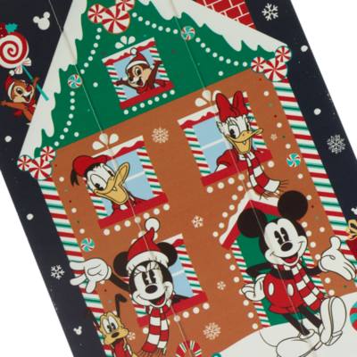 Estampado de madera navide&ntilde;o Mickey y sus amigos