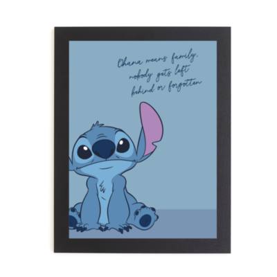 P&oacute;ster enmarcado Stitch