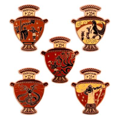 Disney Store Hercules 25th Anniversary Limited Release Mystery Pin Set