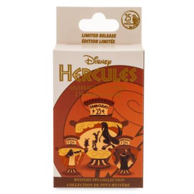 Disney Store Hercules 25th Anniversary Limited Release Mystery Pin Set