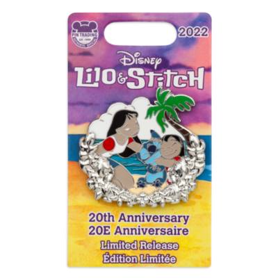 Disney Store Lilo & Stitch 20th Anniversary Limited Release Pin