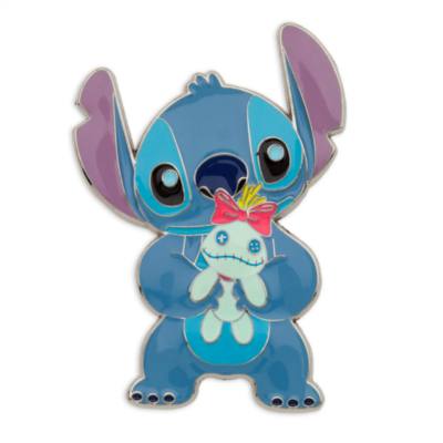 Disney Store - Lilo & Stitch - Stitch und Schrulle - Anstecknadelset im VHS-Design