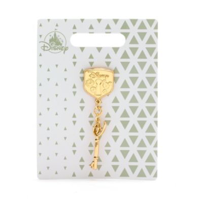 Disney Store Golden Key and Lock Pin
