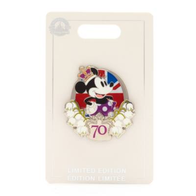 Disney Store Minnie Mouse Platinum Jubilee Limited Edition Pin