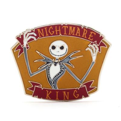 Disney Store Jack Skellington Glow-in-the-Dark Pin, The Nightmare Before Christmas