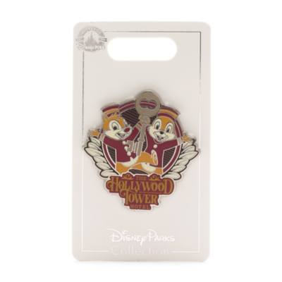 Disney Store - The Hollywood Tower Hotel - Chip & Chap - Anstecknadel in limitierter Edition